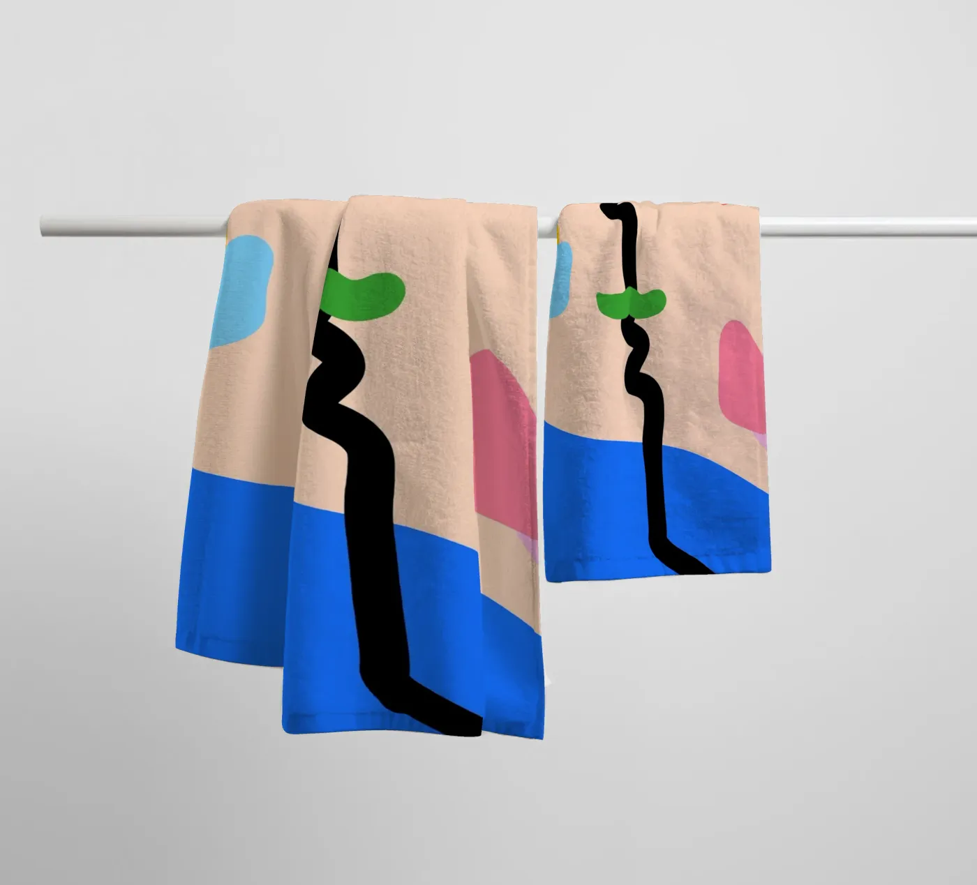 Nebula Flow badhanddoek van Mike Leymi