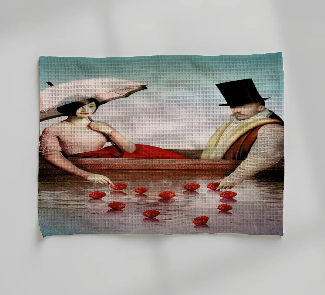 My Valentine tea towel by Catrin Welz-Stein
