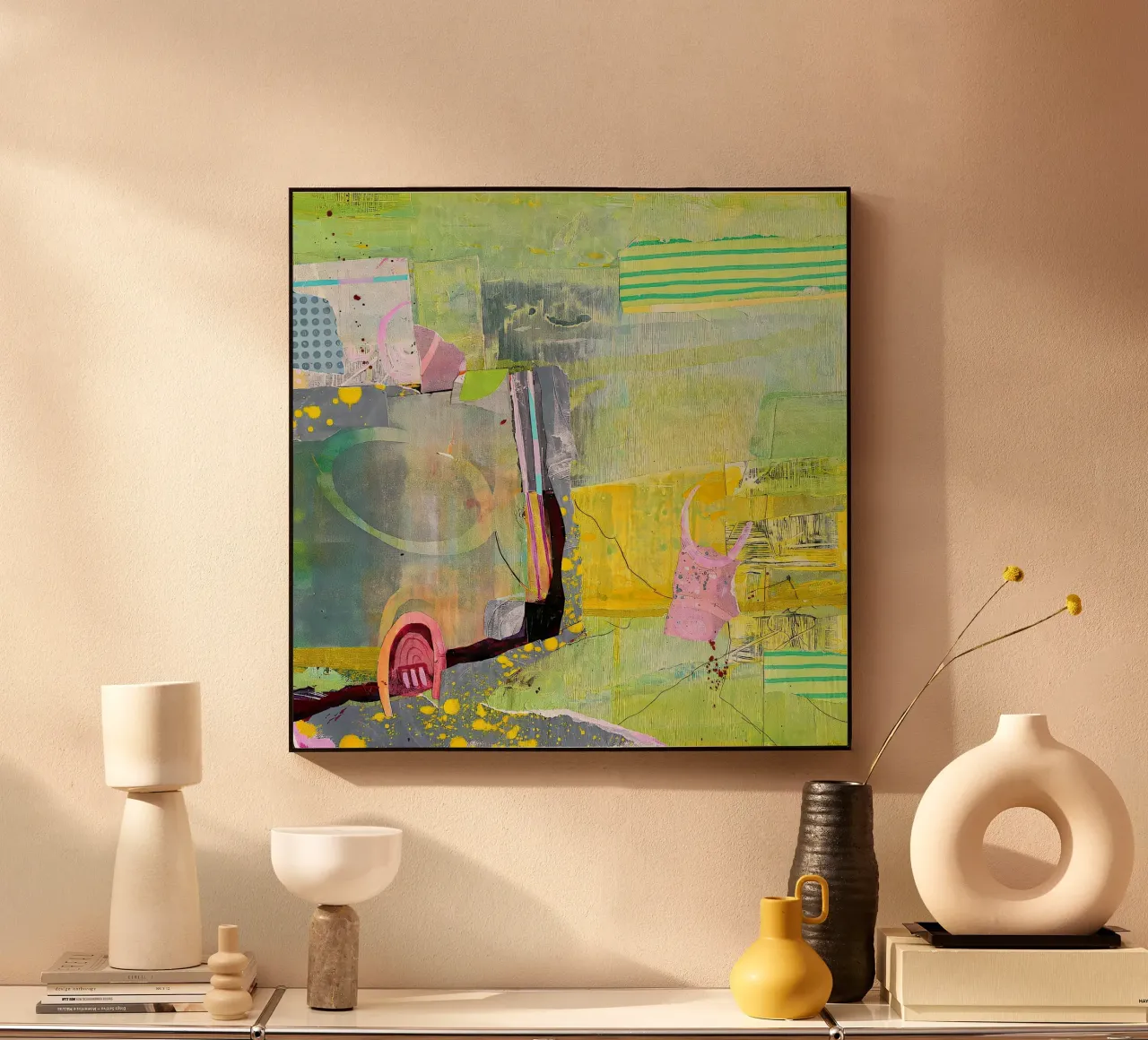 Flatteur rose plexiglas de Edenart