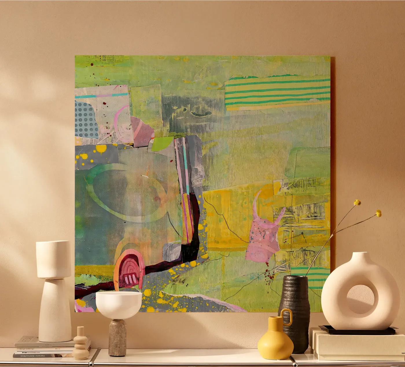 Pink flatterer forex plate by Edenart