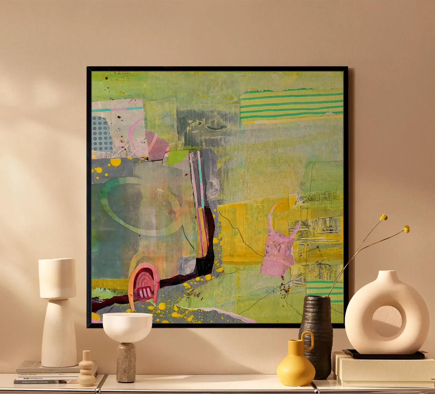 Pink flatterer poster by Edenart