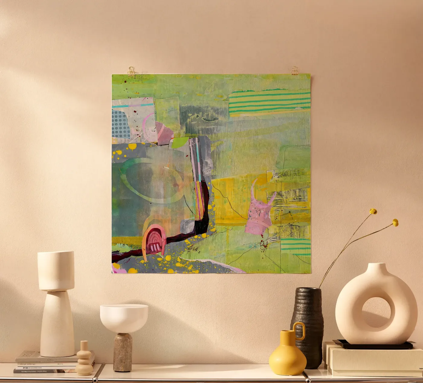 Pink flatterer poster by Edenart