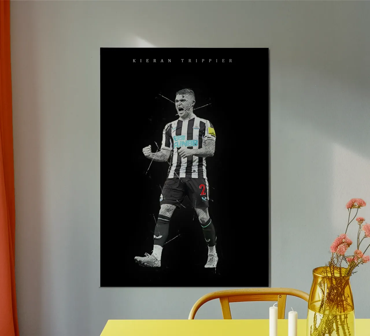 Kieran Trippier carta hahnemühle da tenten