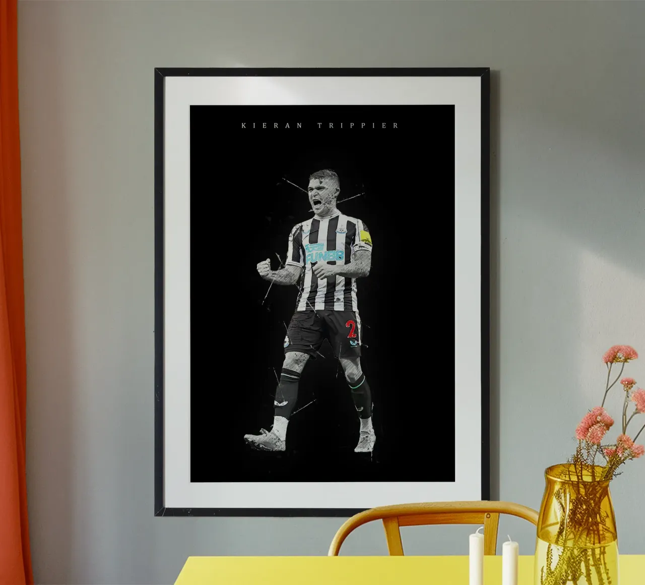 Kieran Trippier carta hahnemühle da tenten