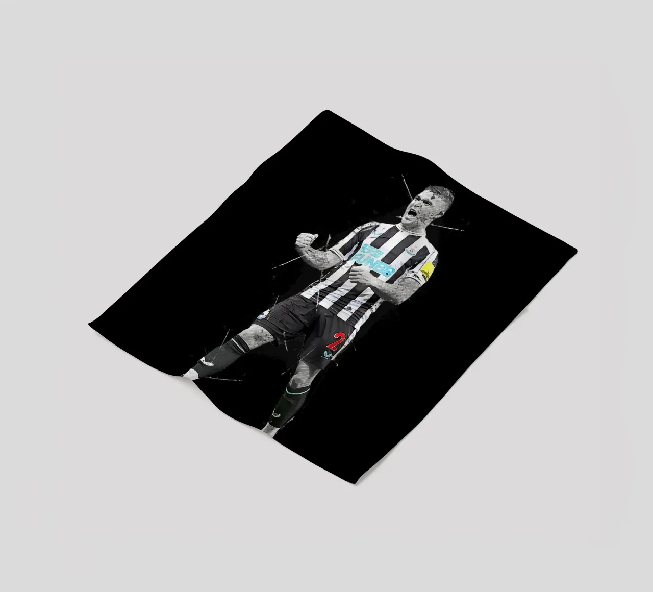 Kieran Trippier coperta in pile da tenten