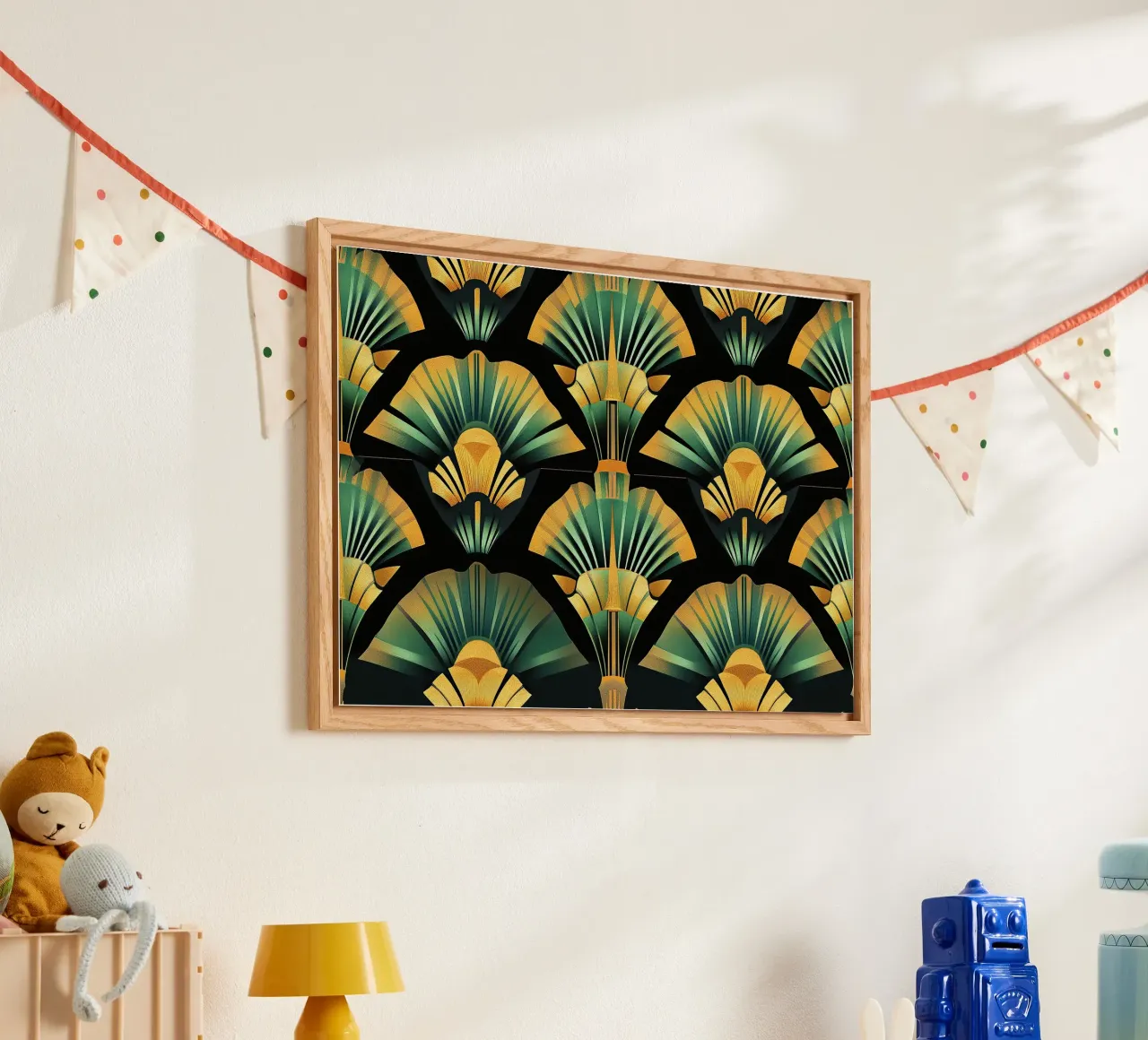 Art déco "Luxe Through the Ages" plexiglass da Nikis Art Studio
