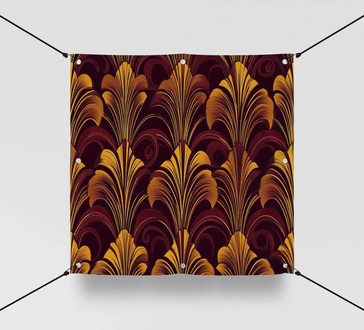 Art déco "Glamour in Motion" telo in pvc da Nikis Art Studio