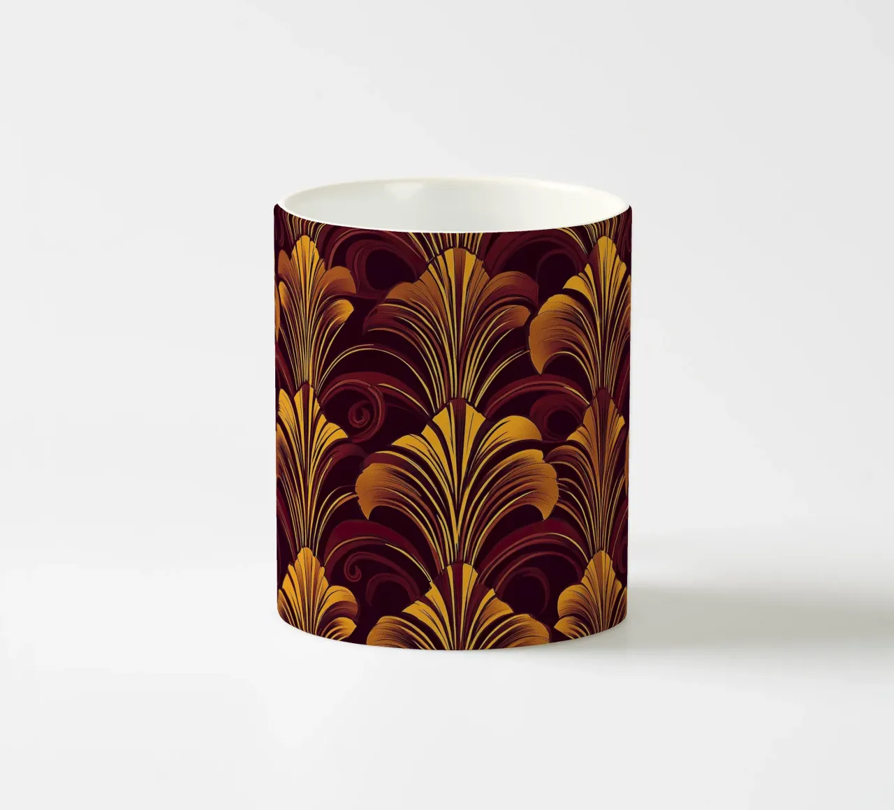 Art déco "Glamour in Motion" tazza in ceramica da Nikis Art Studio