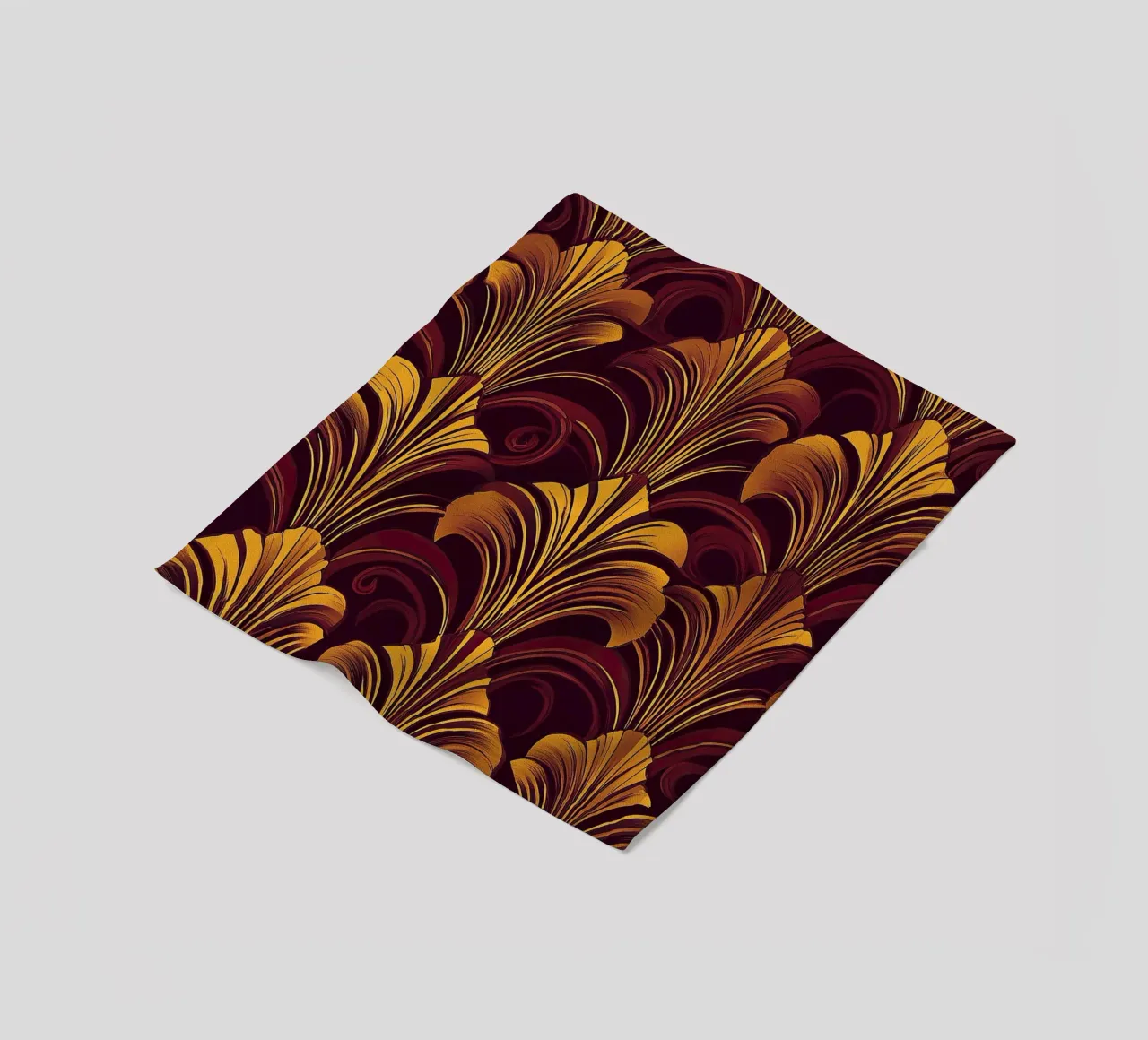 Art déco "Glamour in Motion" coperta in pile da Nikis Art Studio