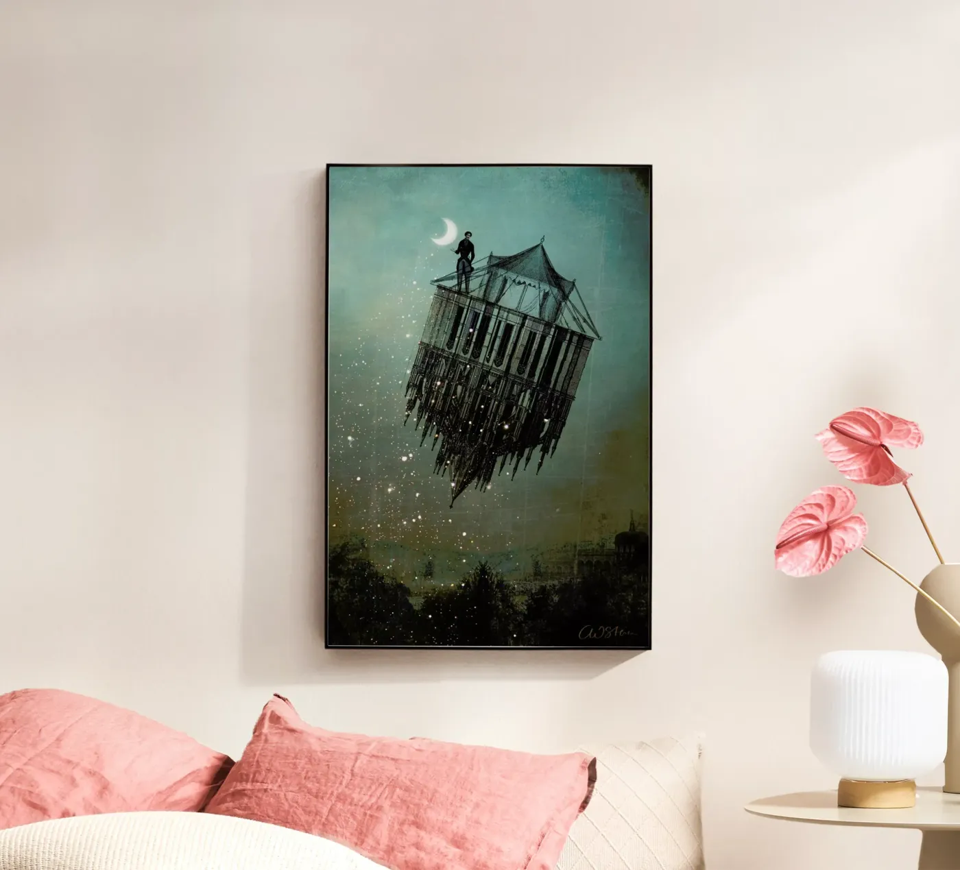 Sand Man acryl van Catrin Welz-Stein