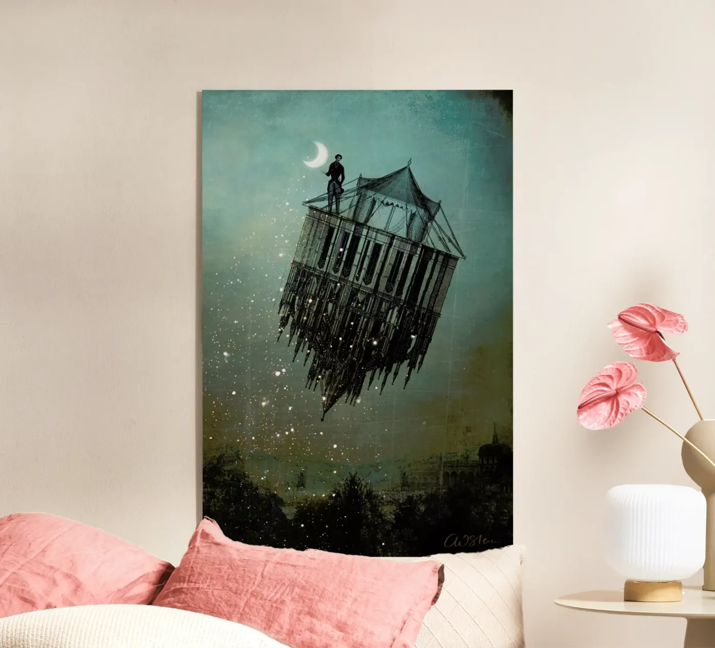 Sand Man acryl van Catrin Welz-Stein