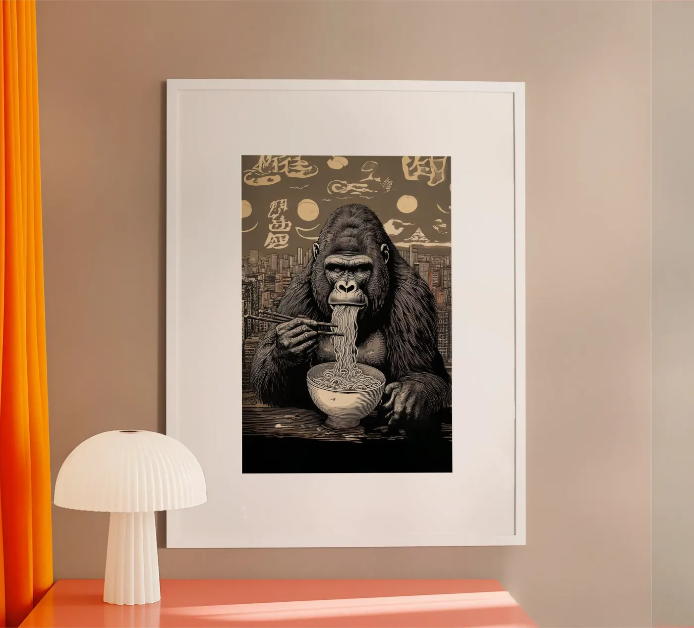 Gorillaz Ramen poster da tylerstudio