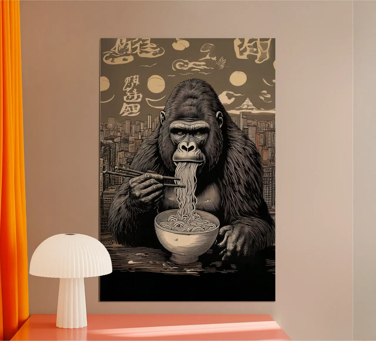 Gorillaz Ramen carta hahnemühle da tylerstudio