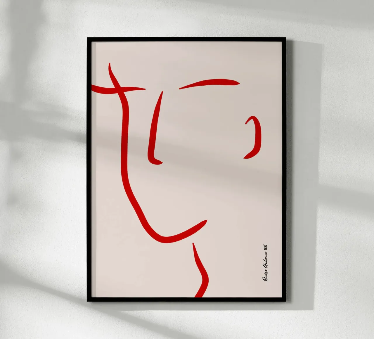 Echoes of Light poster con telaio in alluminio da Mike Leymi