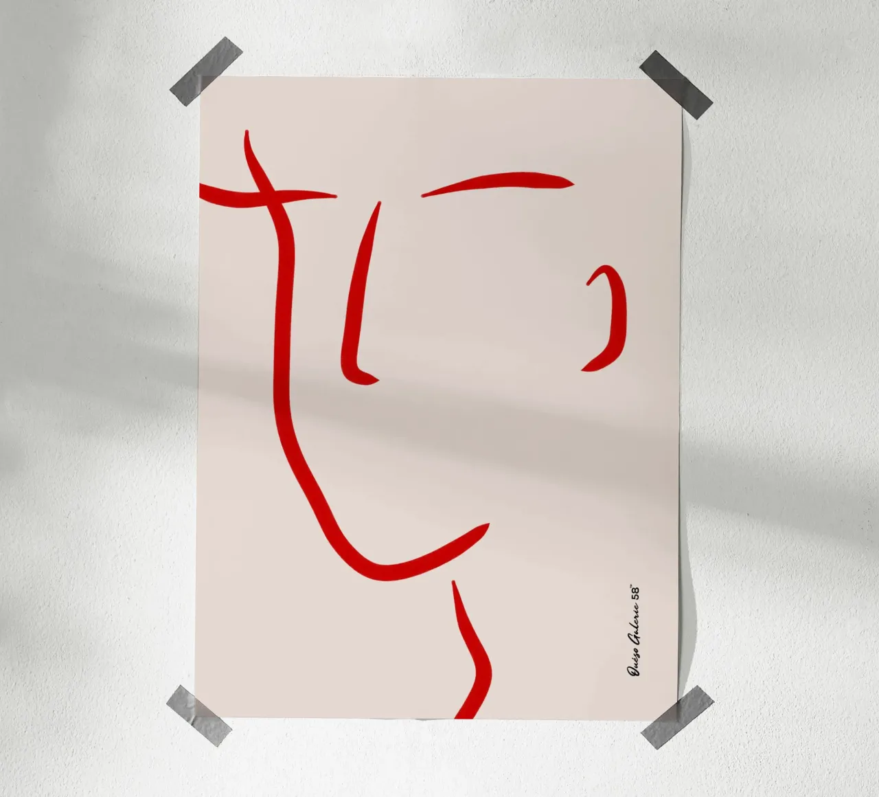Echoes of Light poster con telaio in alluminio da Mike Leymi