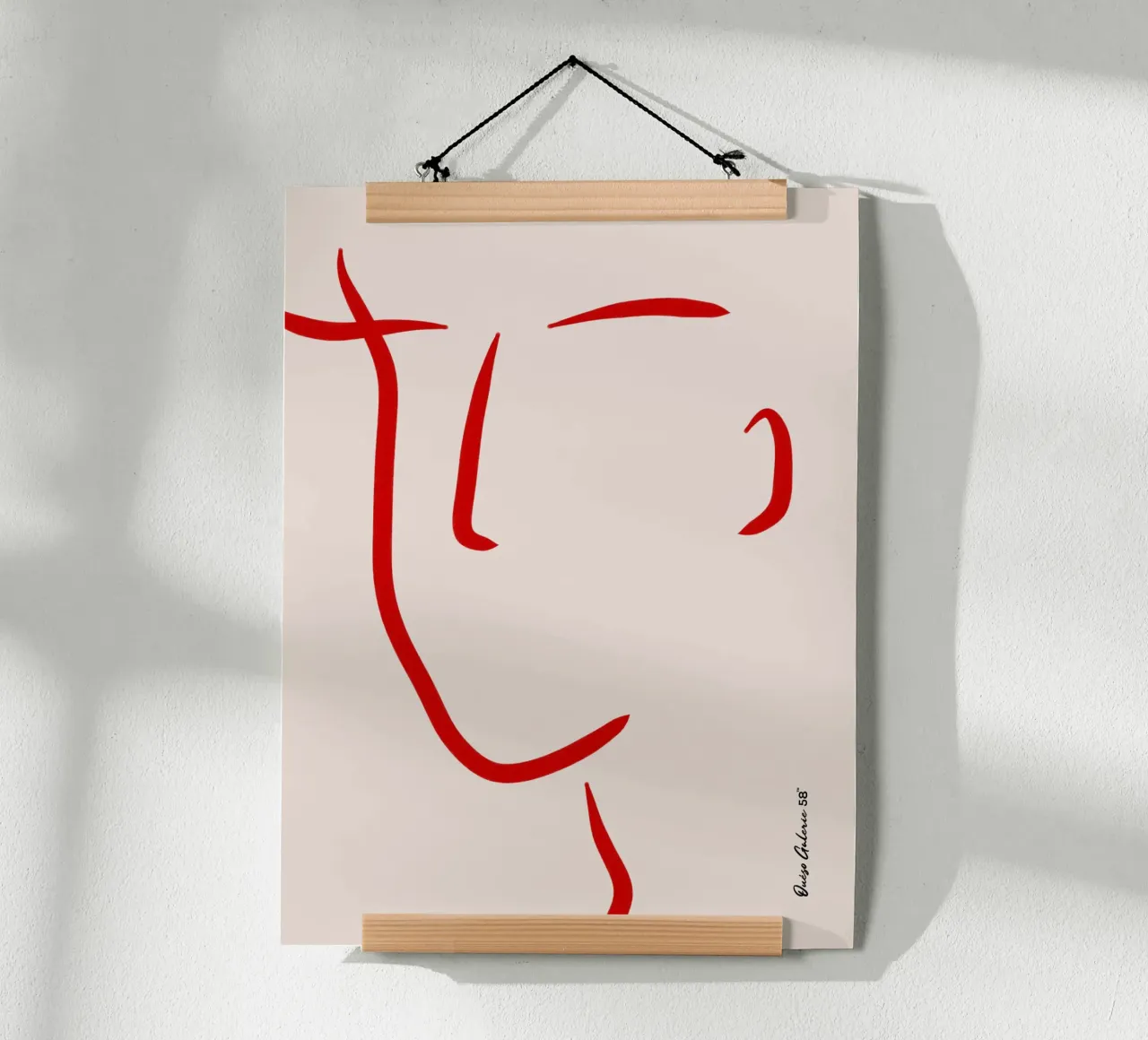 Echoes of Light poster con telaio in alluminio da Mike Leymi