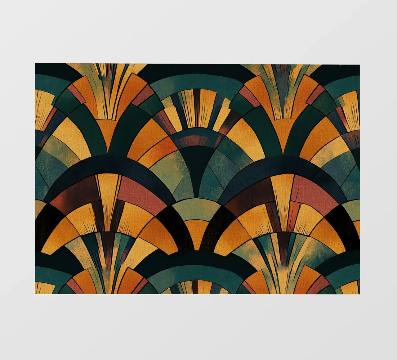 Art déco "Lines of Luxury" PVC Plane von Nikis Art Studio