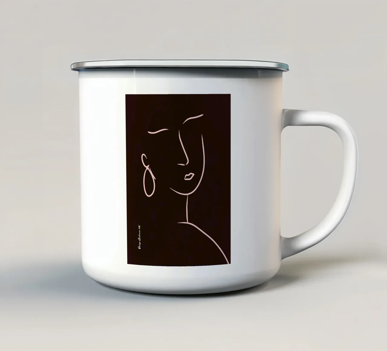 Luminous Dawn tazza in smalto da Mike Leymi