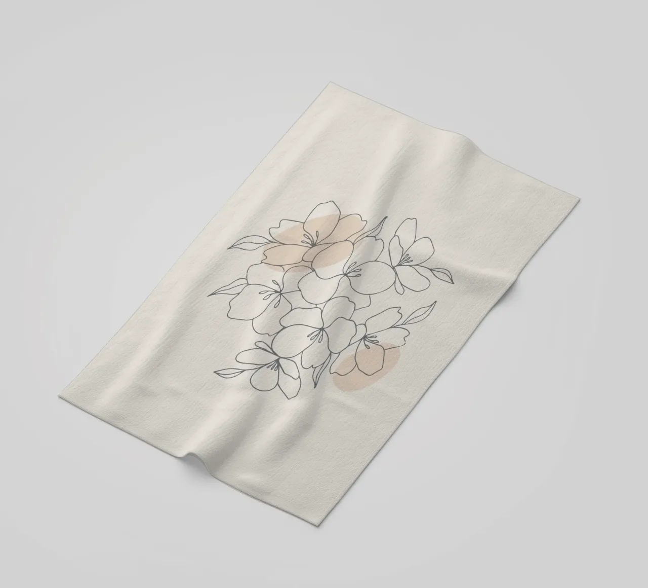 Subtle Blooms telo mare da Mathudace Créas