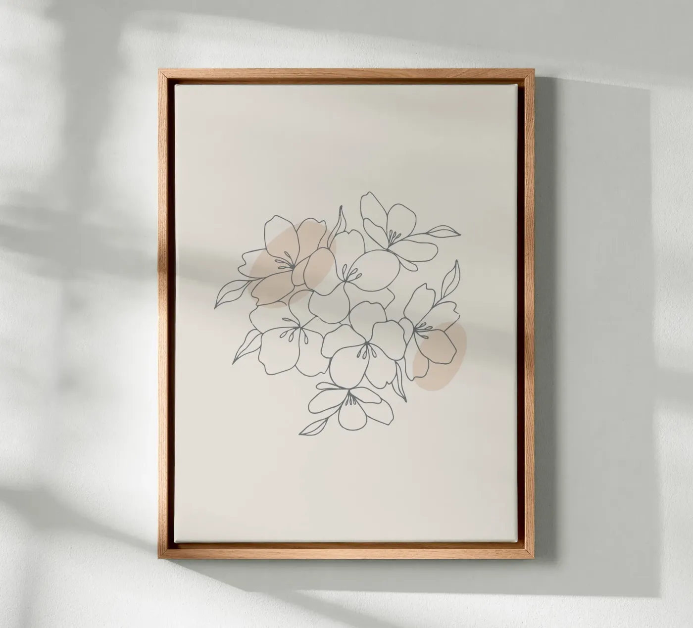 Subtle Blooms canvas by Mathudace Créas