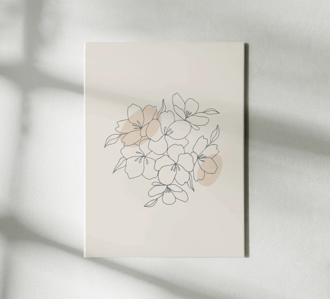 Subtle Blooms canvas by Mathudace Créas