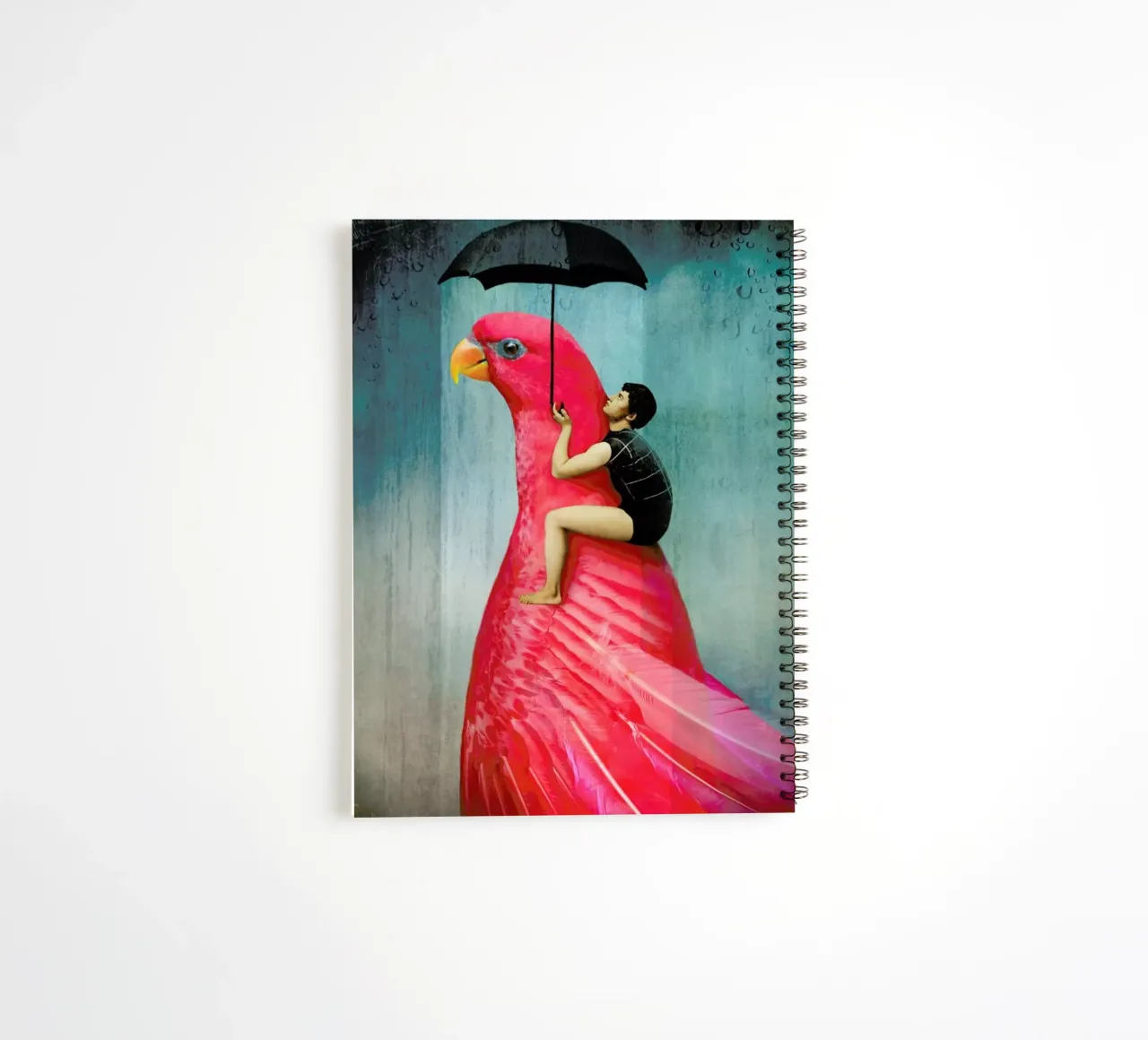 Under My Umbrella spiral notebook by Catrin Welz-Stein