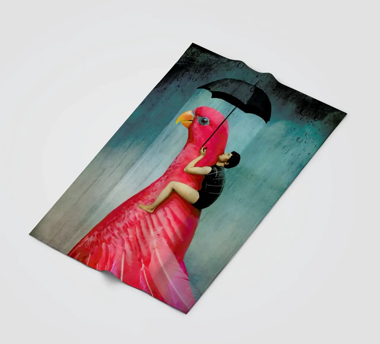 Under My Umbrella coperta in pile da Catrin Welz-Stein