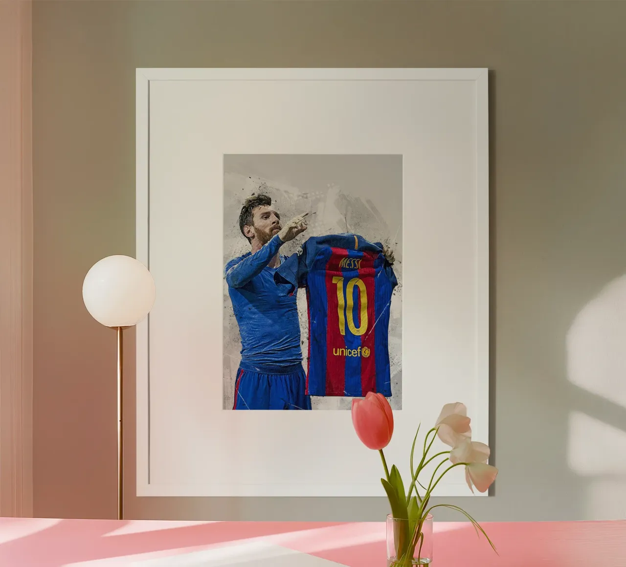 Lionel Messi barcelona 1 carta hahnemühle da tenten