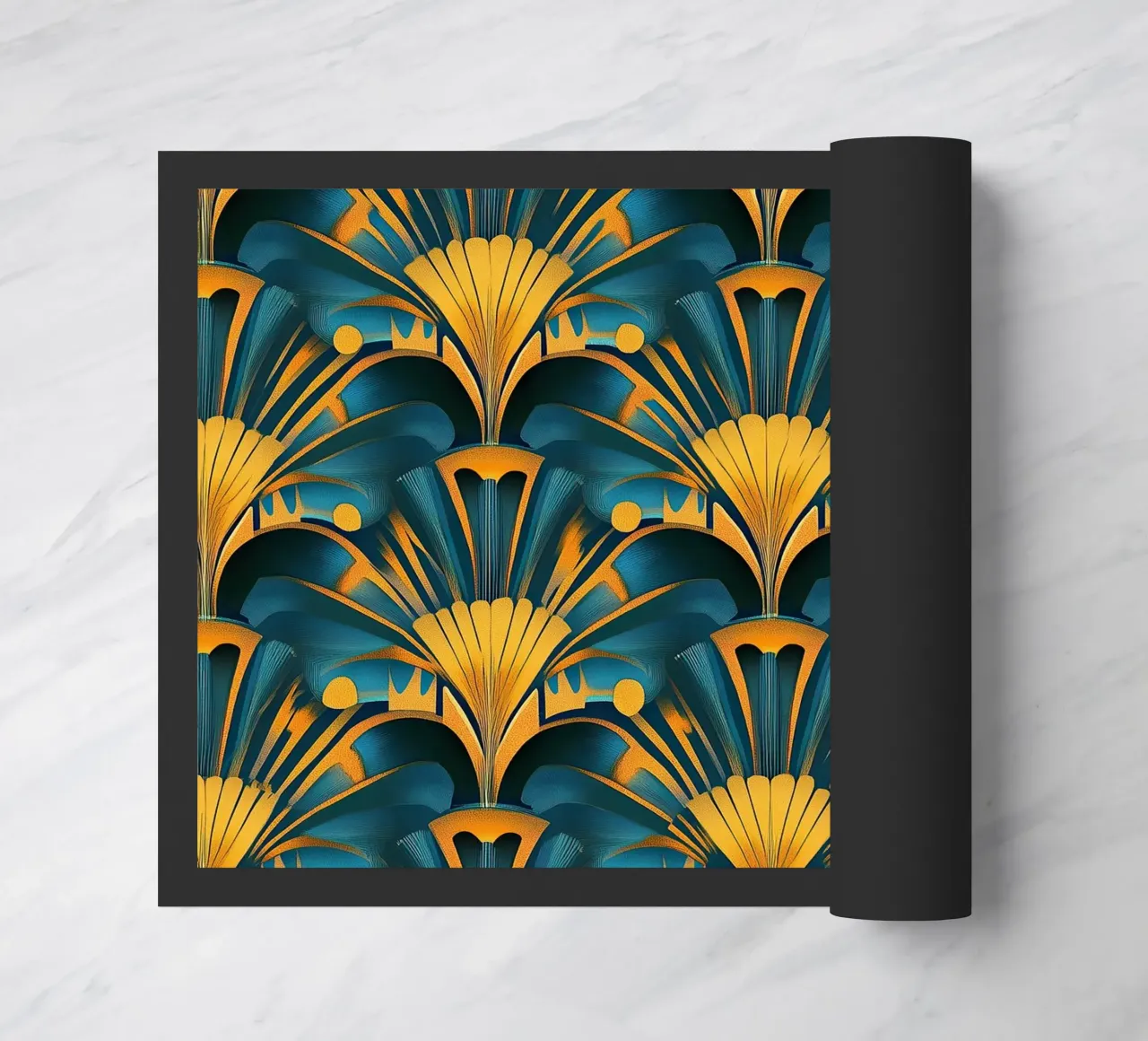 Art Deco "Radiant Resplendence" zerbino da Nikis Art Studio