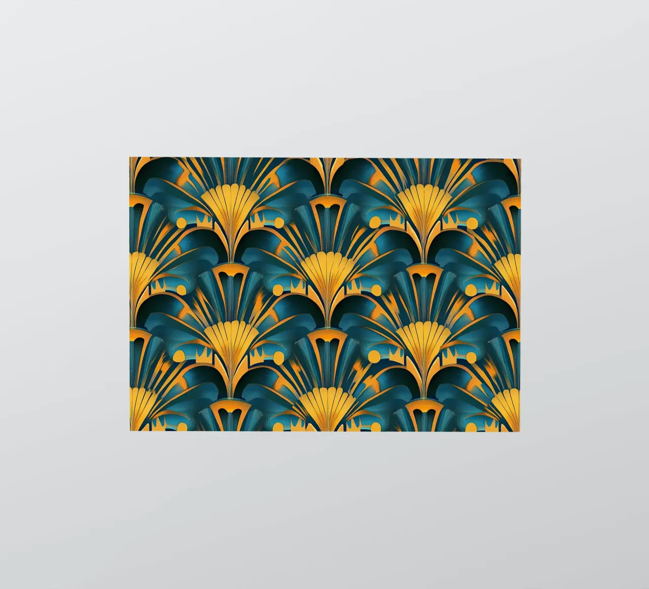 Art Deco "Radiant Resplendence" pegatina de Nikis Art Studio