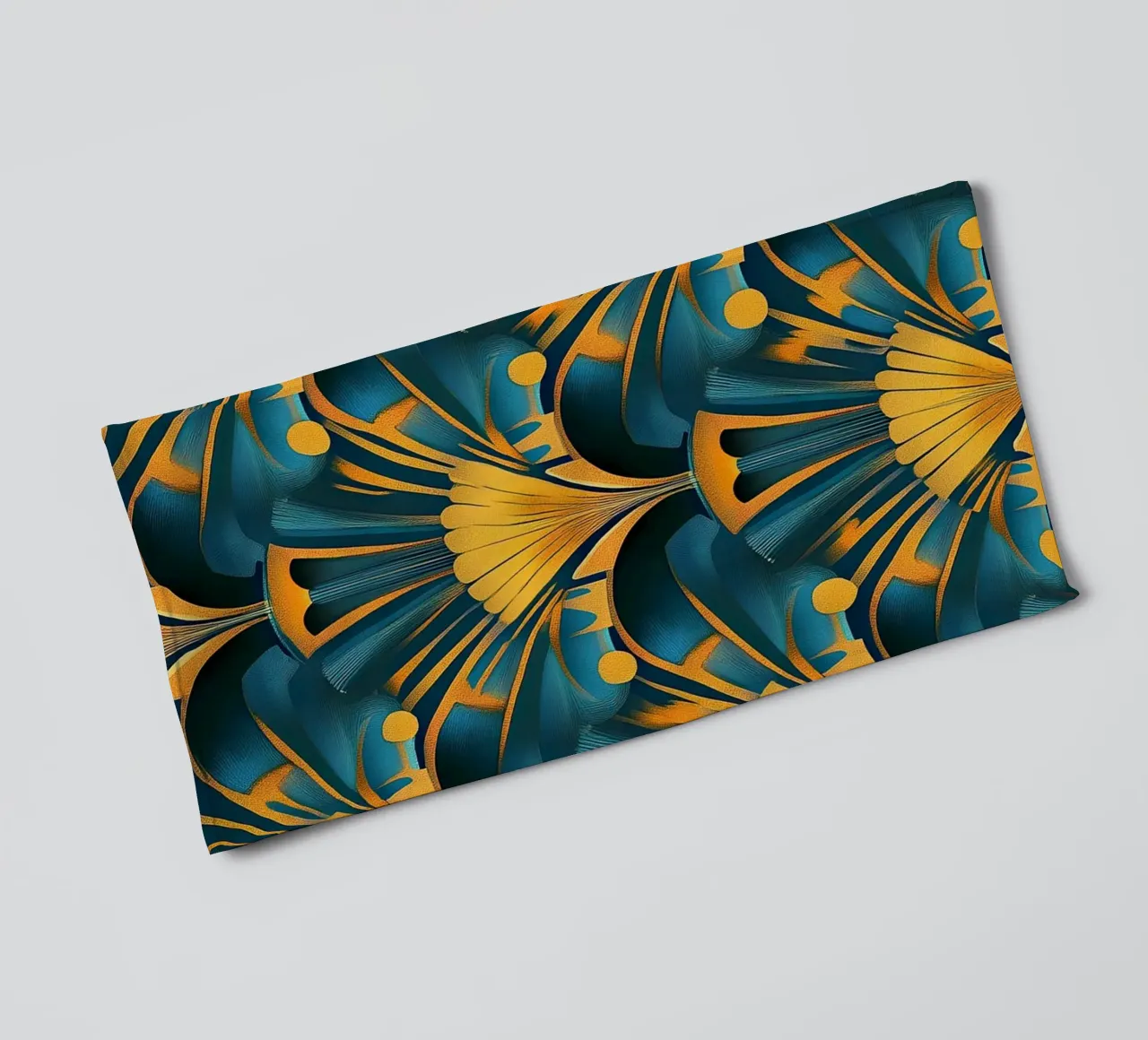Art Deco "Radiant Resplendence" asciugamano da bagno da Nikis Art Studio