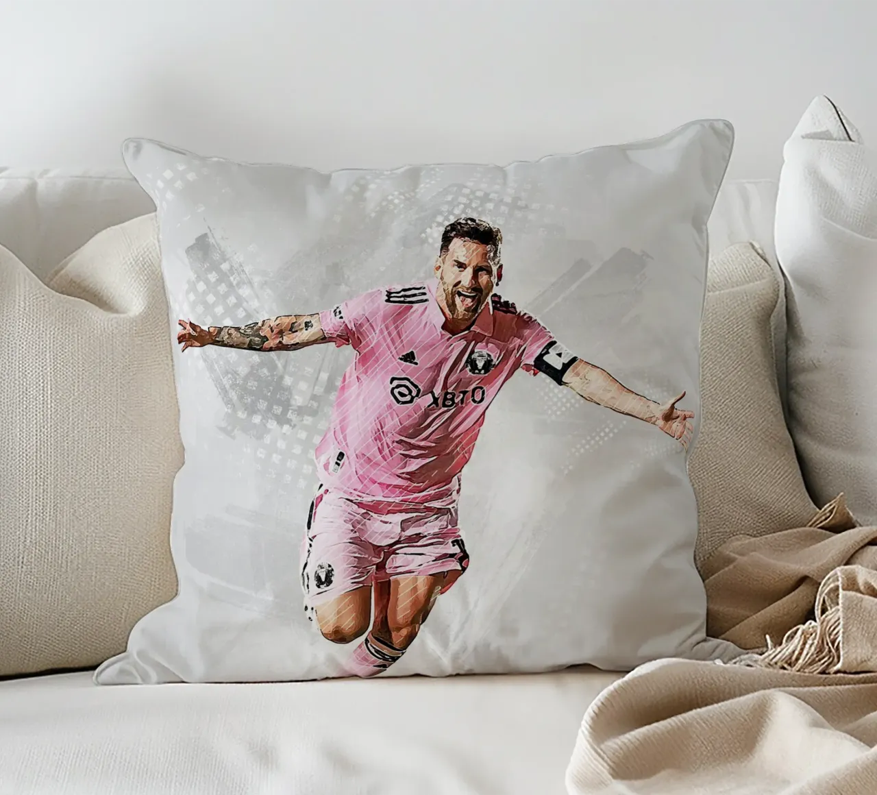 Lionel Messi Inter Miani 1 cuscino da tenten