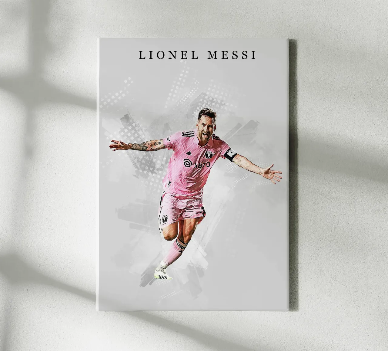 Lionel Messi Inter Miani 1 tela con Cornice a cassetta da tenten