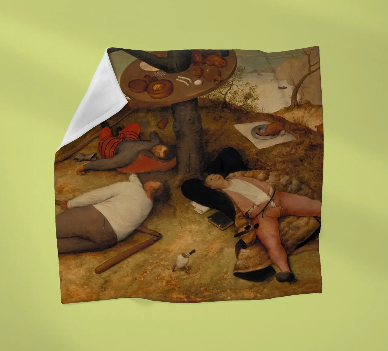 Pieter Brueghel il vecchio - La terra di Cockayne coperta in pile da ARTOTHEK