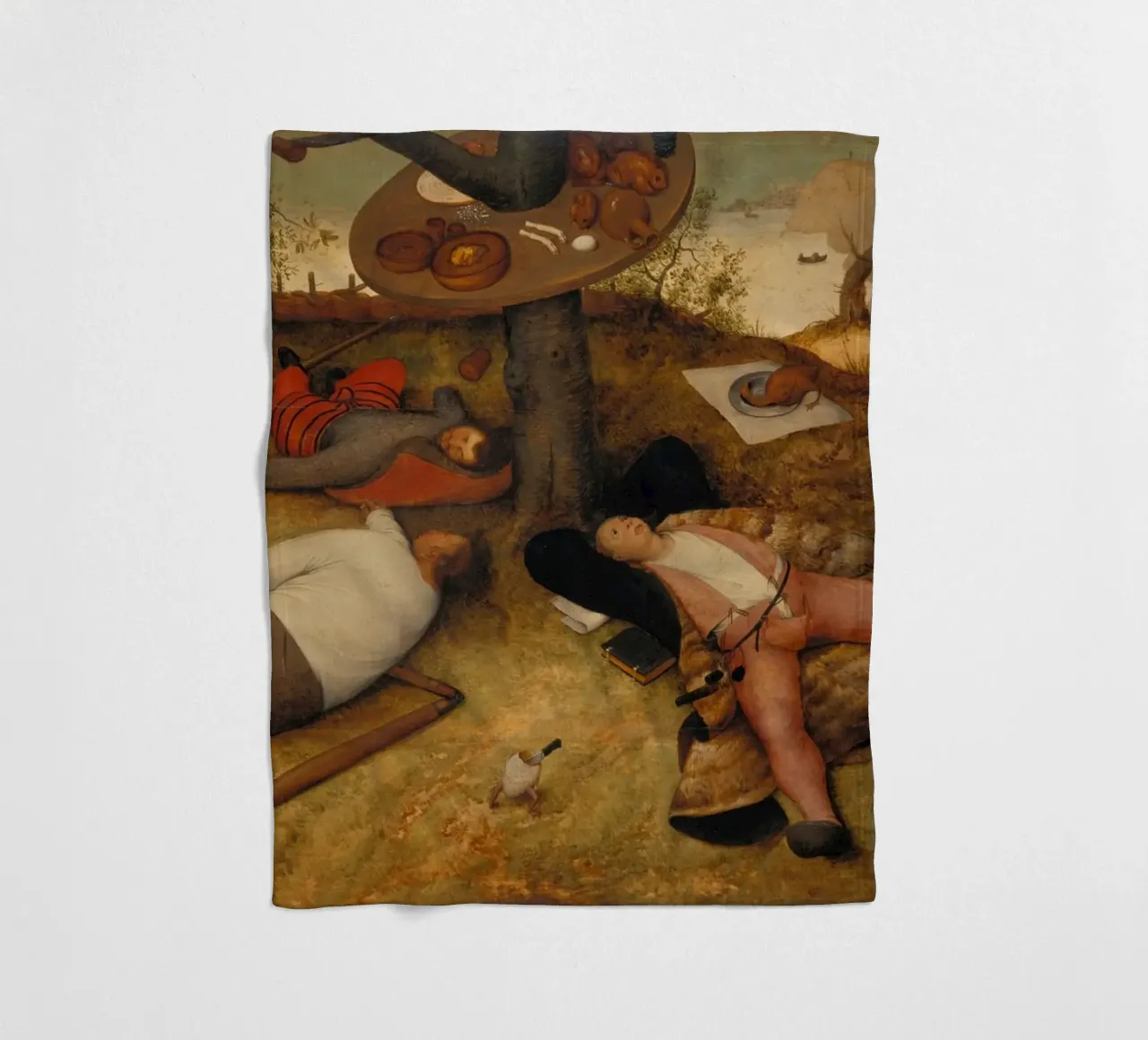 Pieter Brueghel il vecchio - La terra di Cockayne coperta in pile da ARTOTHEK