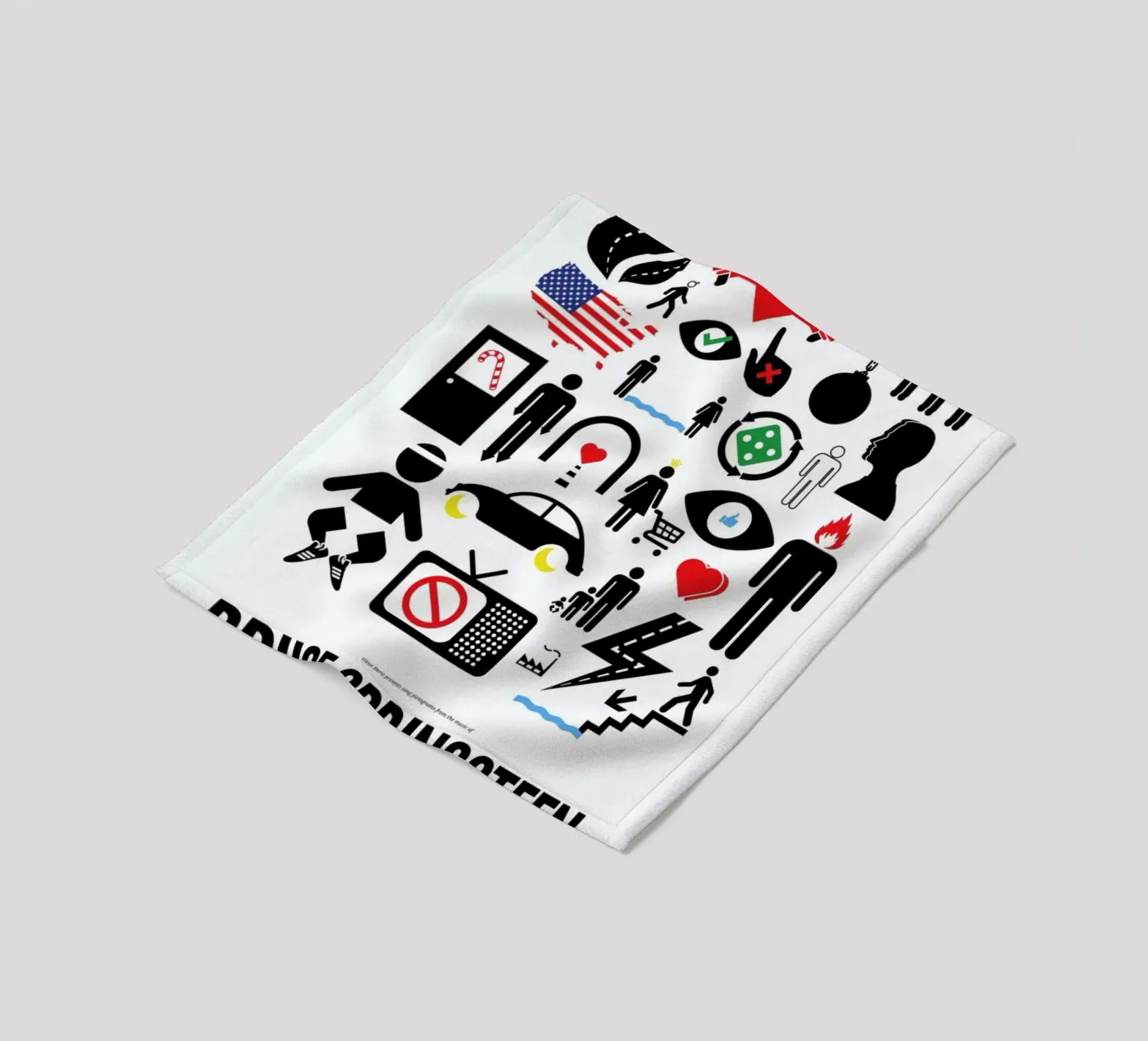 Bruce Springsteen fleecedeken van Viktor Hertz