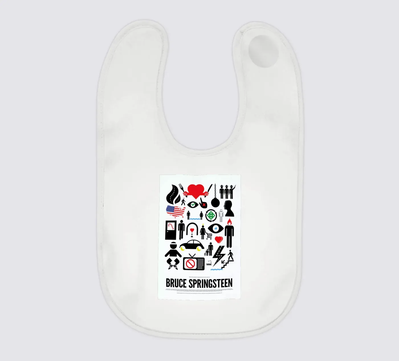 Bruce Springsteen Babylätzchen von Viktor Hertz