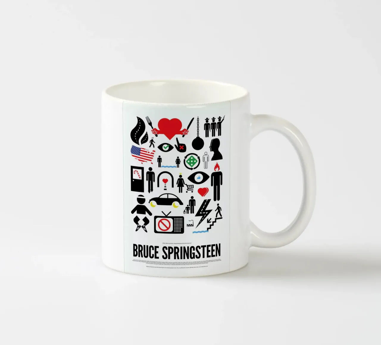 Bruce Springsteen tazza in ceramica da Viktor Hertz