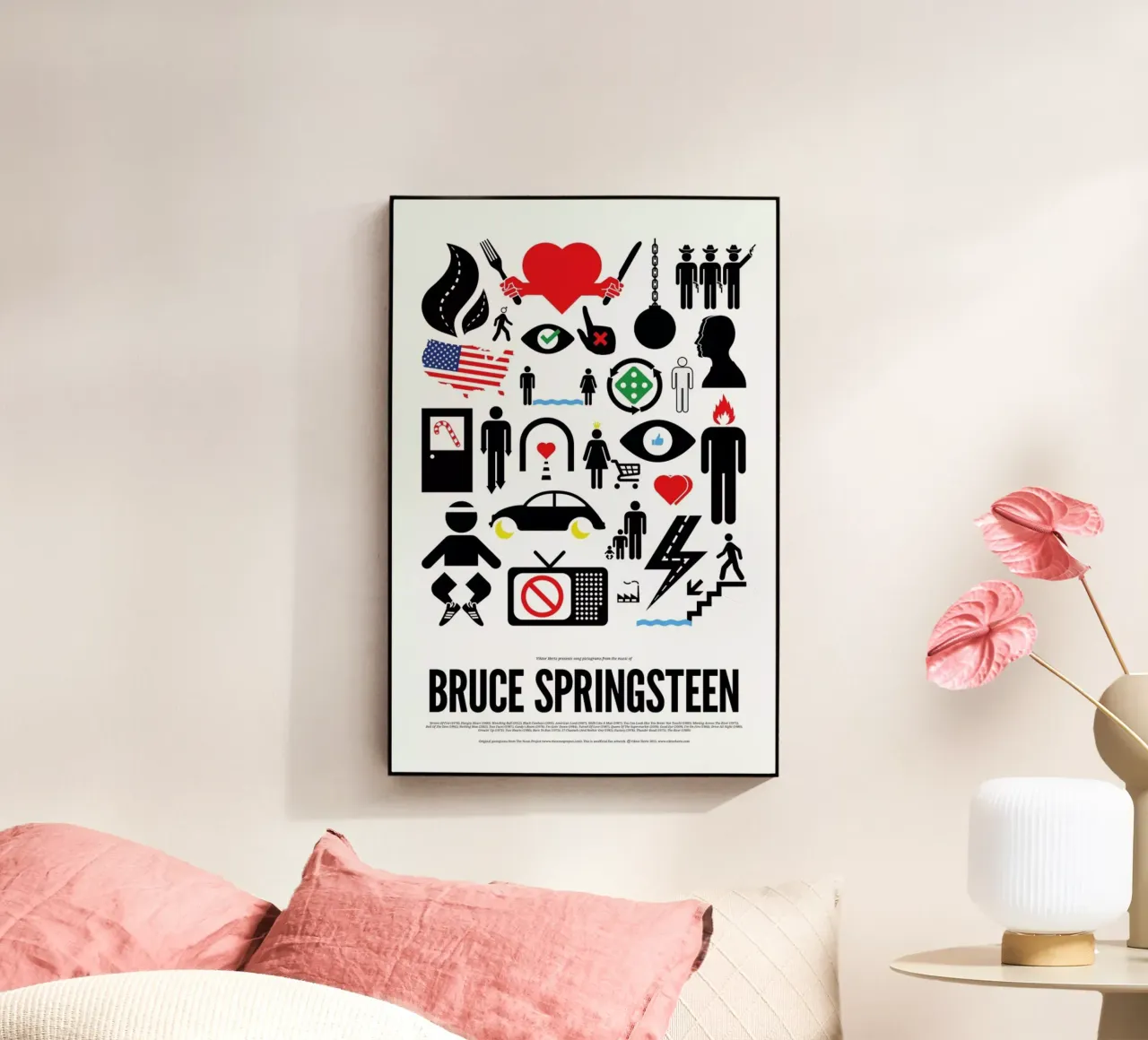 Bruce Springsteen plexiglass da Viktor Hertz