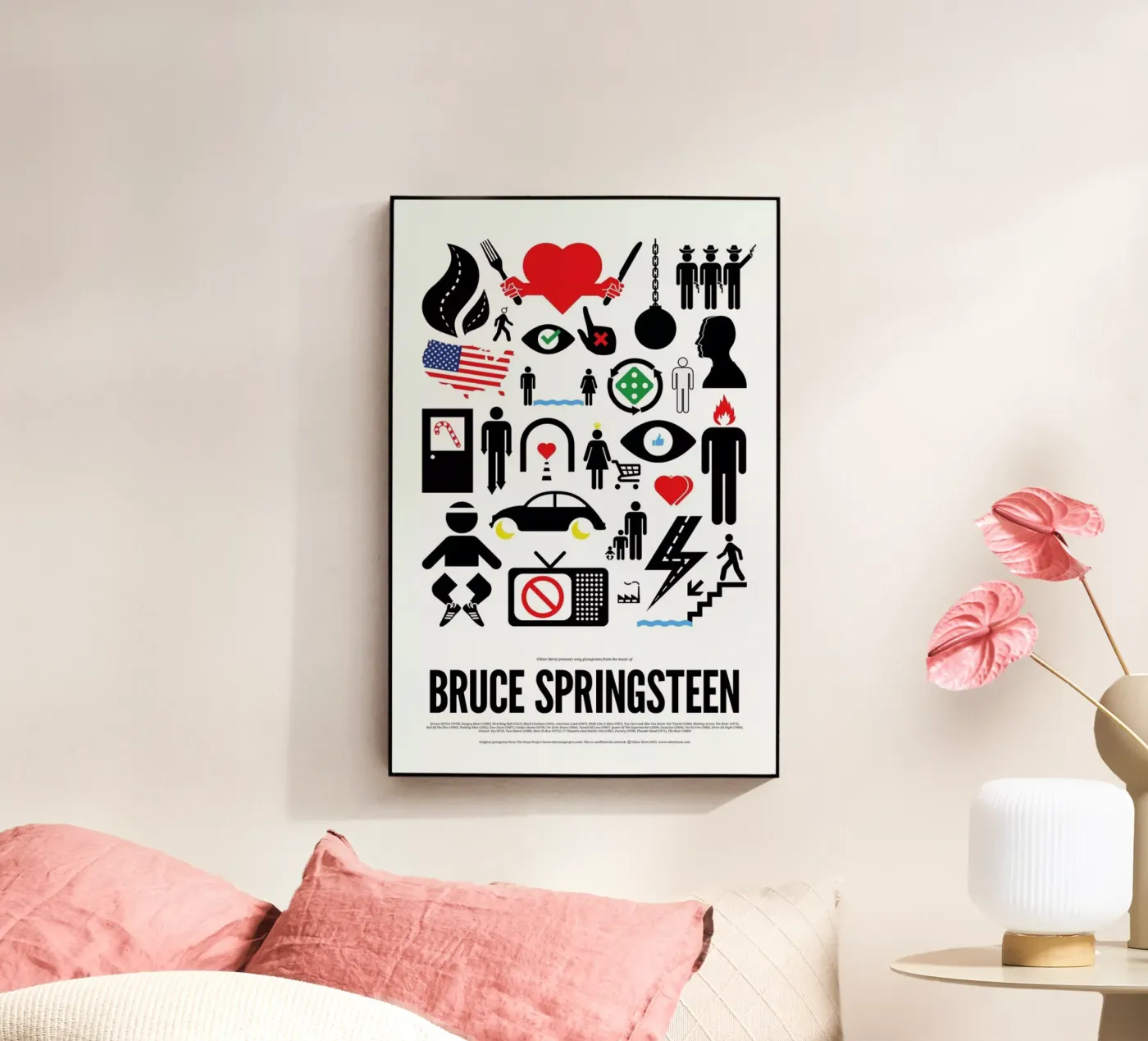 Bruce Springsteen plexiglass da Viktor Hertz