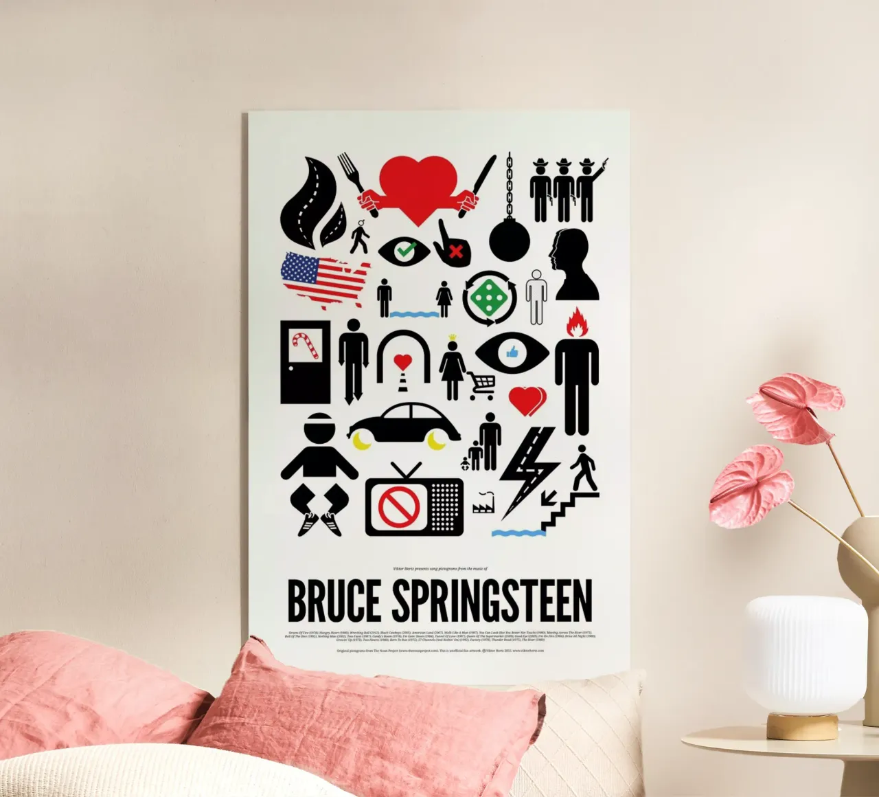 Bruce Springsteen plexiglass da Viktor Hertz