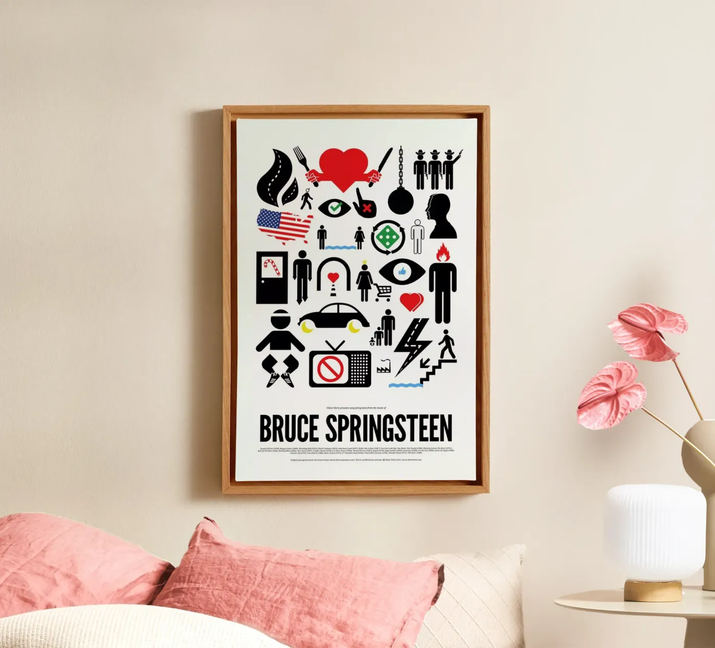Bruce Springsteen tela da Viktor Hertz