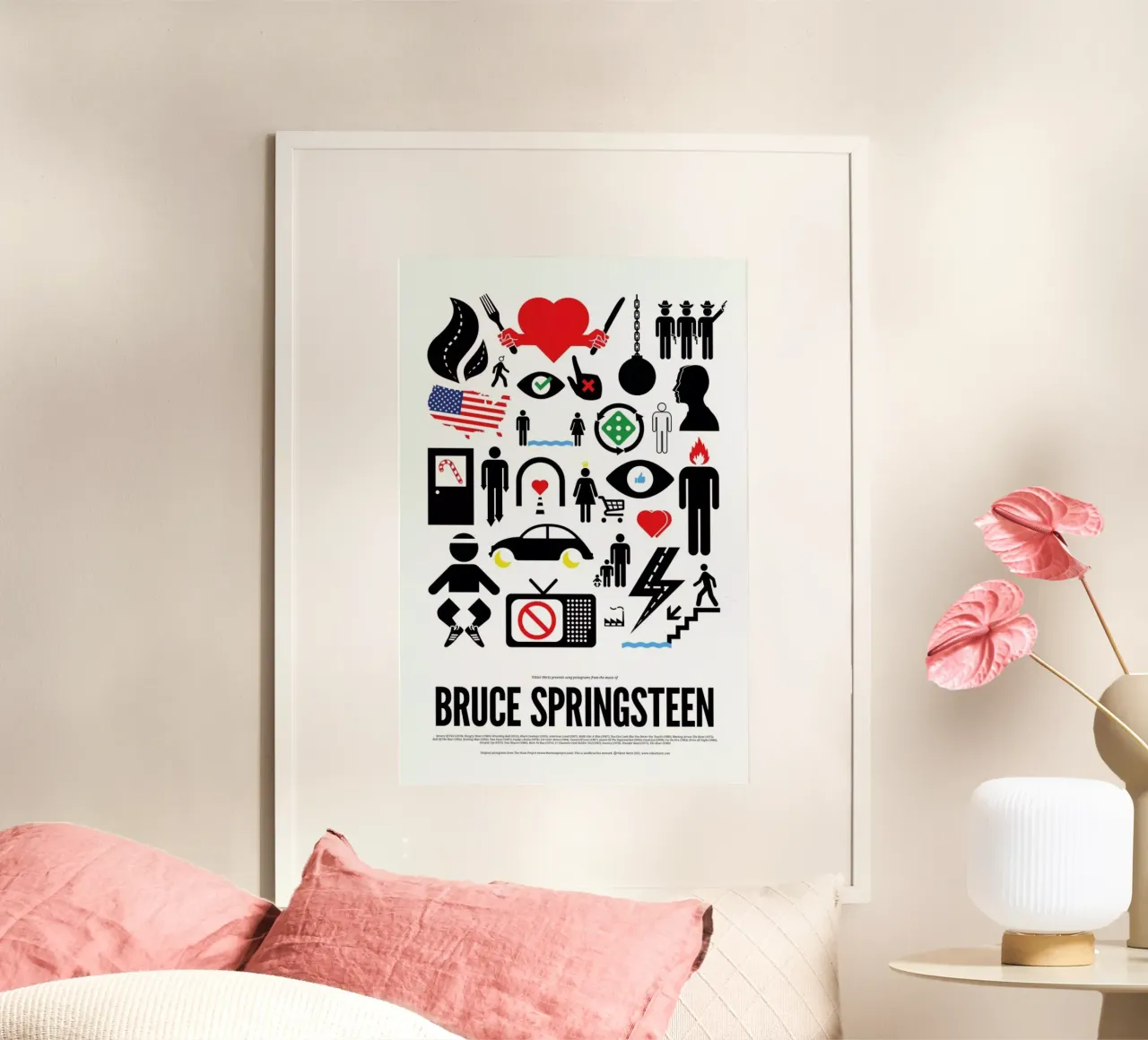 Bruce Springsteen carta hahnemühle da Viktor Hertz