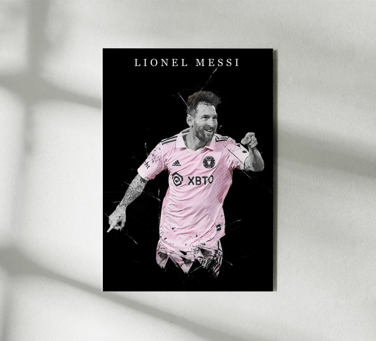 Lionel Messi Inter Miani alluminio dibond da tenten