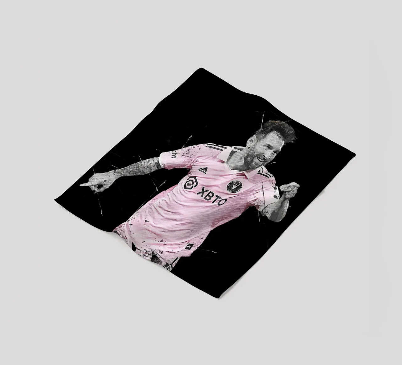 Lionel Messi Inter Miani coperta in pile da tenten