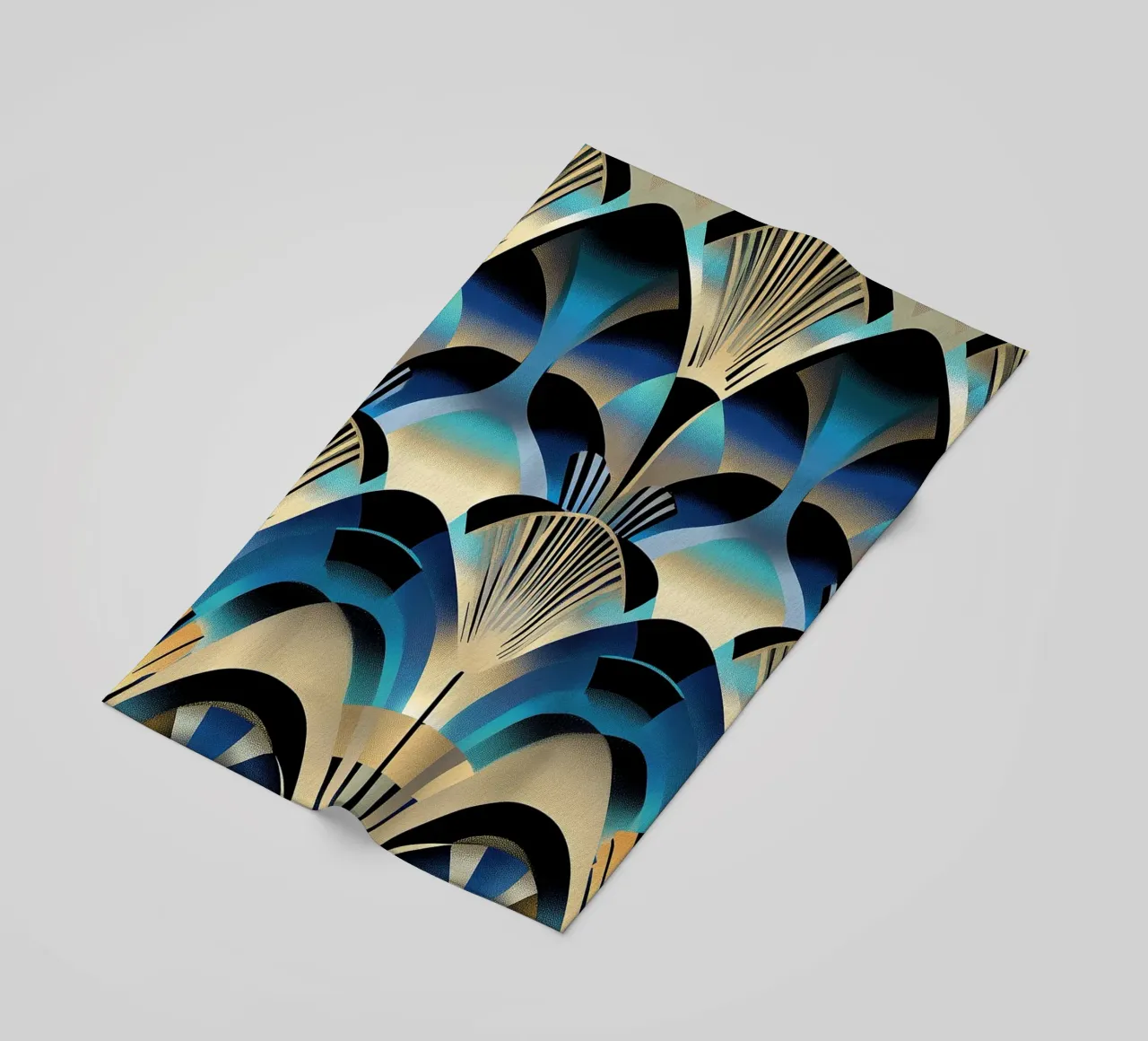 Art déco beach towel by Nikis Art Studio