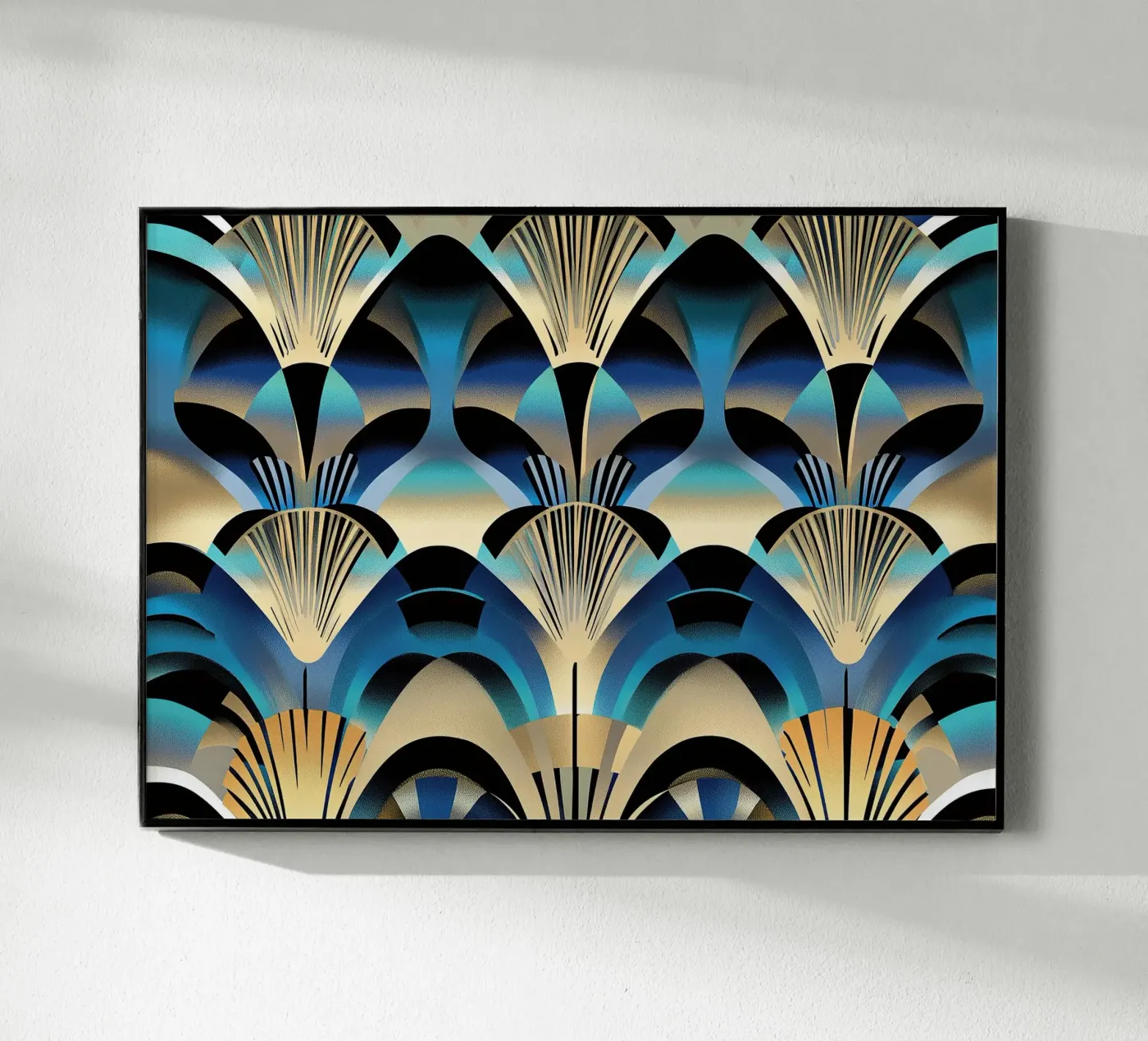 Art déco acryl van Nikis Art Studio