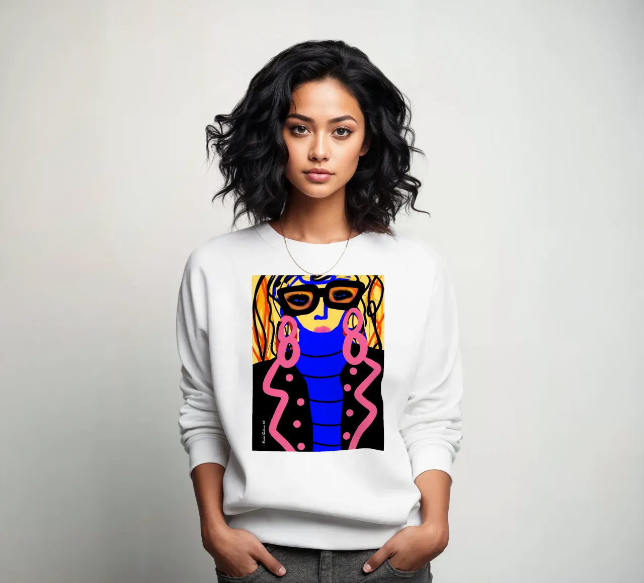 Hazy Whispers felpa da Mike Leymi