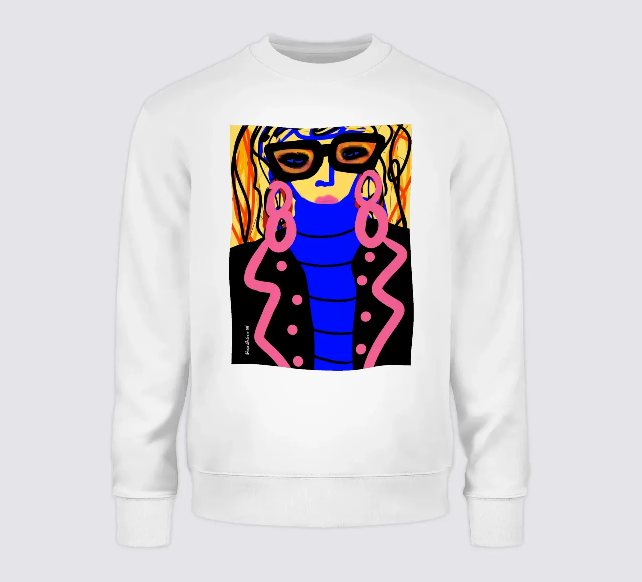 Hazy Whispers felpa da Mike Leymi