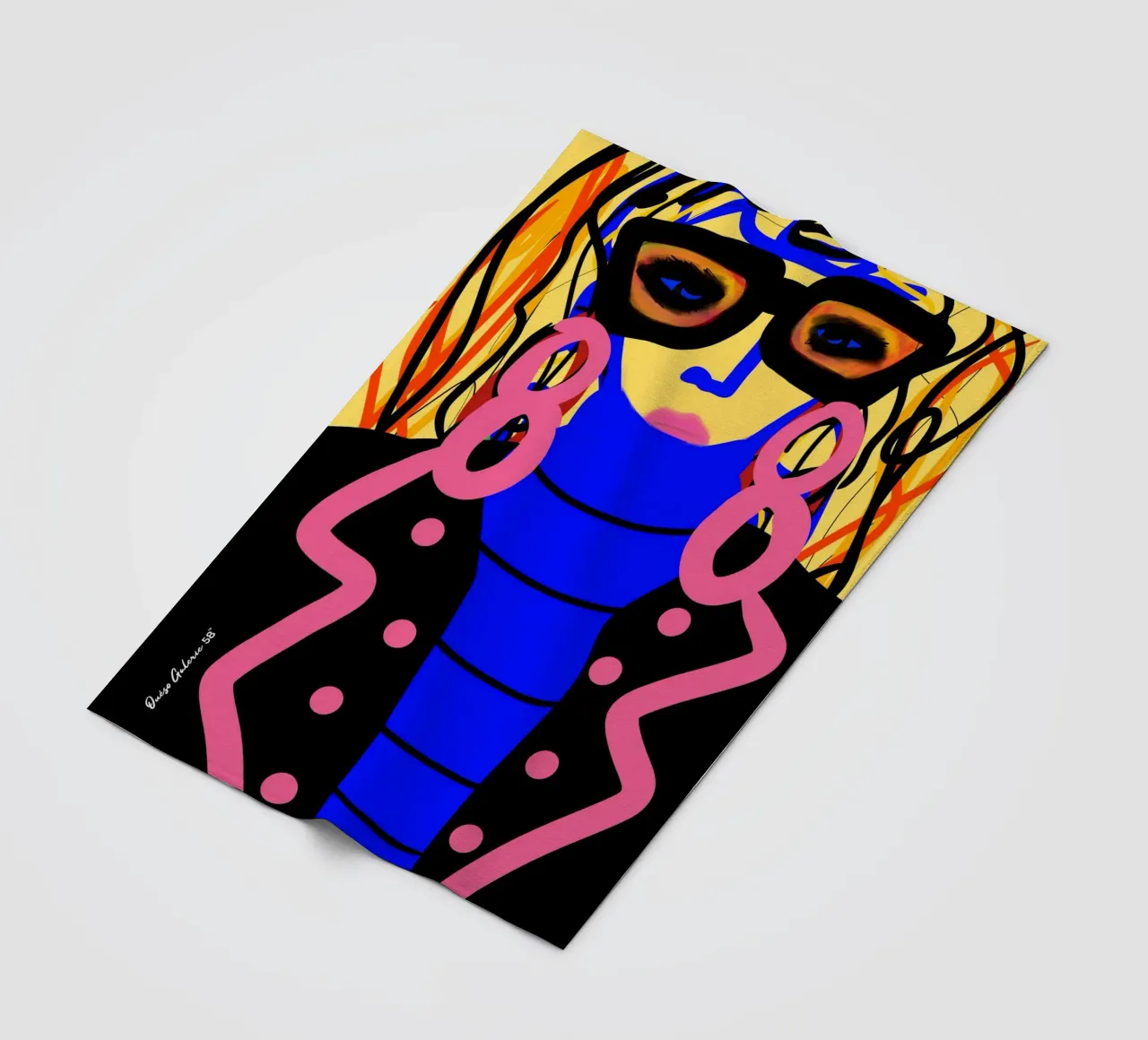 Hazy Whispers fleece blanket by Mike Leymi